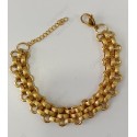 PULSEIRA DOURADA - AÇO INOXIDÁVEL