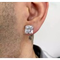 BRINCOS CRISTAL PARA HOMEM - AÇO INOXIDÁVEL