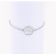 Pulseira em aço Inoxidável e Madrepérola - Árvore da vida