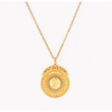 COLAR COM MEDALHA LIBRA - AÇO INOXIDÁVEL