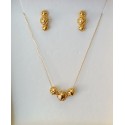 CONJUNTO CONTAS DE VIANA FILIGRANA - AÇO INOXIDÁVEL