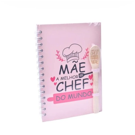 Bloco De Notas C/ Colher De Pau -DIA DA MÃE