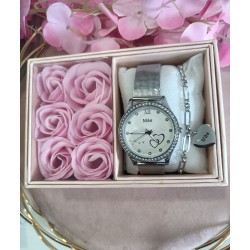 Conjunto Relógio e Pulseira - Mãe