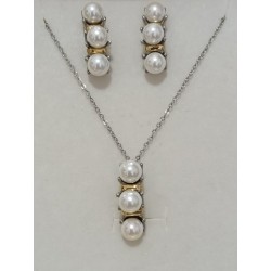 Conjunto Almar - Aço Inoxidável & Perólas