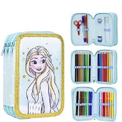 Estojo Triplo Frozen Disney