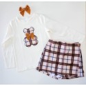 Conjunto Menina Ursinho
