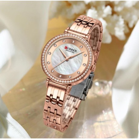 Relógio Feminino Curren Rosa Gold