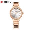 RELÓGIO CURREN ROSA GOLD - AÇO INOXIDÁVEL