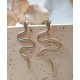 Brincos Serpente - Aço Inoxidável