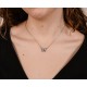 CONJUNTO DE BORBOLETA EM AÇO INOXIDÁVEL E BRILHANTES