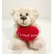 Peluche com a frase (I Love You) 16cm