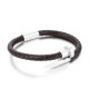 PULSEIRA PREGO - COURO E AÇO INOXIDÁVEL