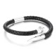 PULSEIRA PREGO - COURO E AÇO INOXIDÁVEL