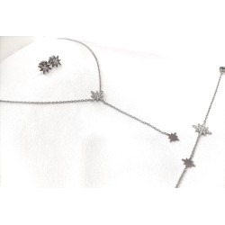 CONJUNTO DE ESTRELA EM AÇO INOXIDÁVEL E ZIRCÔNIA