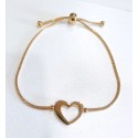 PULSEIRA CORAÇÃO - AÇO INOXIDÁVEL
