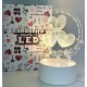 CANDEEIRO LED EU AMO-TE MUITO