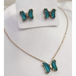 CONJUNTO BUTTERFLY CRISTAL - AÇO INOXIDÁVEL
