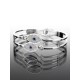 BRACELETE OLHO TURCO COM BRILHANTES - AÇO INOXIDÁVEL