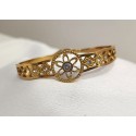 PULSEIRA BRACELETE COM BRILHANTES - AÇO INOXIDÁVEL