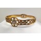 BRACELETE COM BRILHANTES - AÇO INOXIDÁVEL