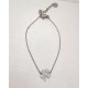 PULSEIRA TREVO 4 FOLHAS COM ZICÔNIAS - AÇO INOXIDÁVEL