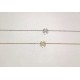 PULSEIRA TREVO 4 FOLHAS COM ZICÔNIAS - AÇO INOXIDÁVEL