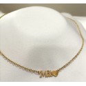 COLAR COM A PALAVRA MÃE - AÇO INOXIDÁVEL