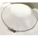 COLAR COM A PALAVRA MÃE - AÇO INOXIDÁVEL