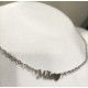 COLAR COM A PALAVRA MÃE - AÇO INOXIDÁVEL