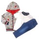 CONJUNTO DINOSSAUROS REVERSÍVEL MENINO
