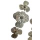 BRINCOS FLORES COM BRILHANTES - AÇO INOXIDÁVEL