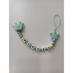 Corrente Para Chupeta Coroa - Silicone