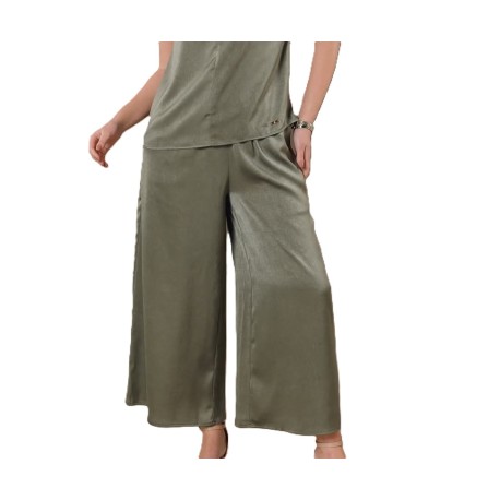 CALÇA FLUIDA COM ELÁSTICO