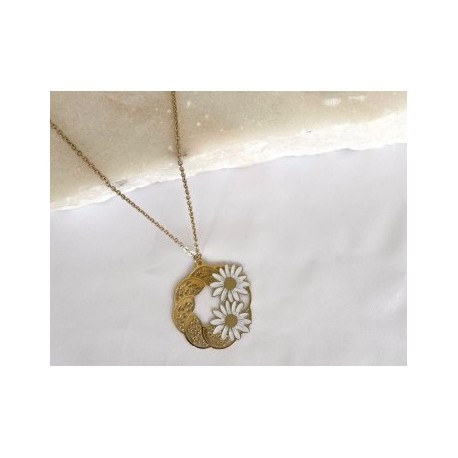 Conjunto Flower -Aço Inoxidável & Filigrana