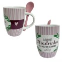CONJUNTO CANECA MADRINHA - CERÂMICA