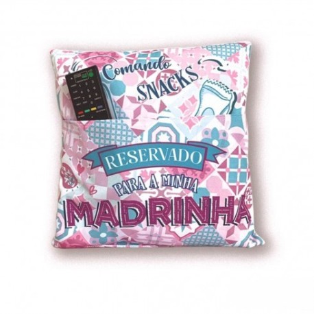 ALMOFADA COM BOLSO - MADRINHA