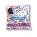 ALMOFADA DECORATIVA COM BOLSO - MADRINHA