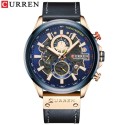 RELÓGIO CURREN HOMEM - BRACELETE EM PELE