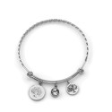 PULSEIRA BRACELETE ÁRVORE DA VIDA - AÇO INOXIDÁVEL