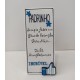 Placa cerâmica com dedicatória para madrinha e padrinho
