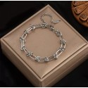 PULSEIRA EM MALHA COM NÓS - AÇO INOXIDÁVEL