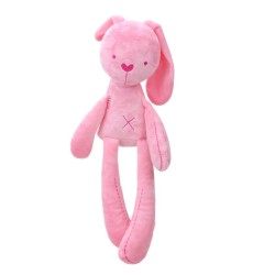 Peluche Boneco coelho Rosa, brinquedo infantil para crianças e bebés