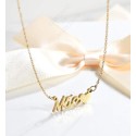 COLAR COM A PALAVRA MÃE - AÇO INOXIDÁVEL
